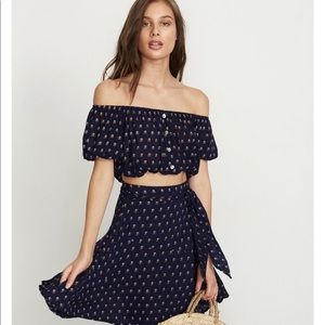 Faithfull The Brand- Ziggy crop top&Malaga skirt